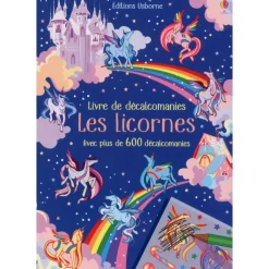 Les licornes - livre de décalcomanies