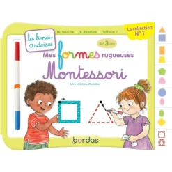 Les livres-ardoises - Mes formes rugueuses Montessori