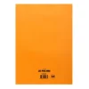 Les Prix Mini - Bloc Notes A4 70g 5x5 - Quadrillé - Papier Orange Économique