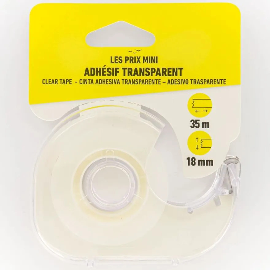 Les Prix Mini - Devidoir + 1 Ruban adhesif transparent - 18mmx35m