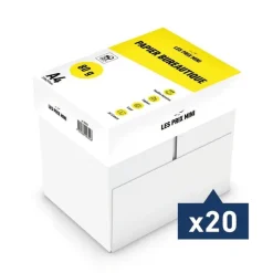 Les Prix Mini - Papier blanc - A4 (210 x 297 mm) - 80 g/m² - 20 cartons de 5 ramettes