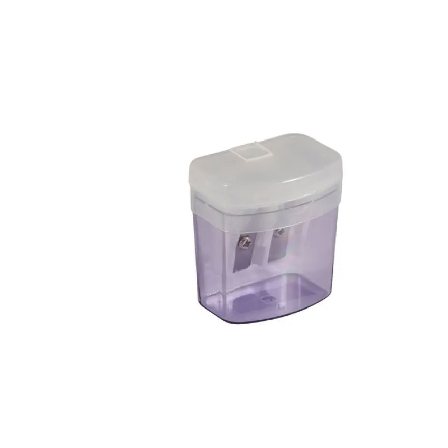Les Prix Mini - taille-crayon 2 trous + reservoir - disponible dans différentes couleurs