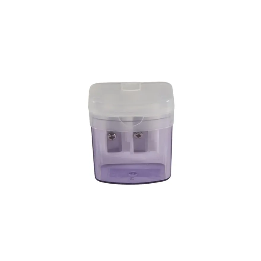 Les Prix Mini - taille-crayon 2 trous + reservoir - disponible dans différentes couleurs