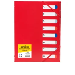 Les prix Mini - trieur A4 - 8 positions - disponible dans différentes couleurs