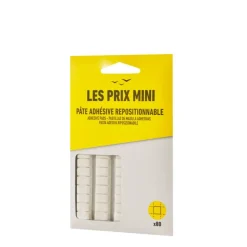 Les Prix Mini - Pack de 80 pastilles adhésives repositionnables - blanc
