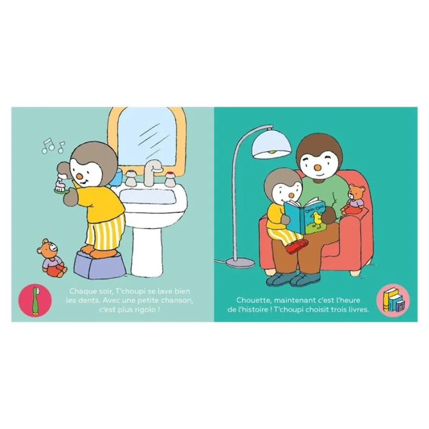 Les routines de T'choupi - par Courtin Thierry
