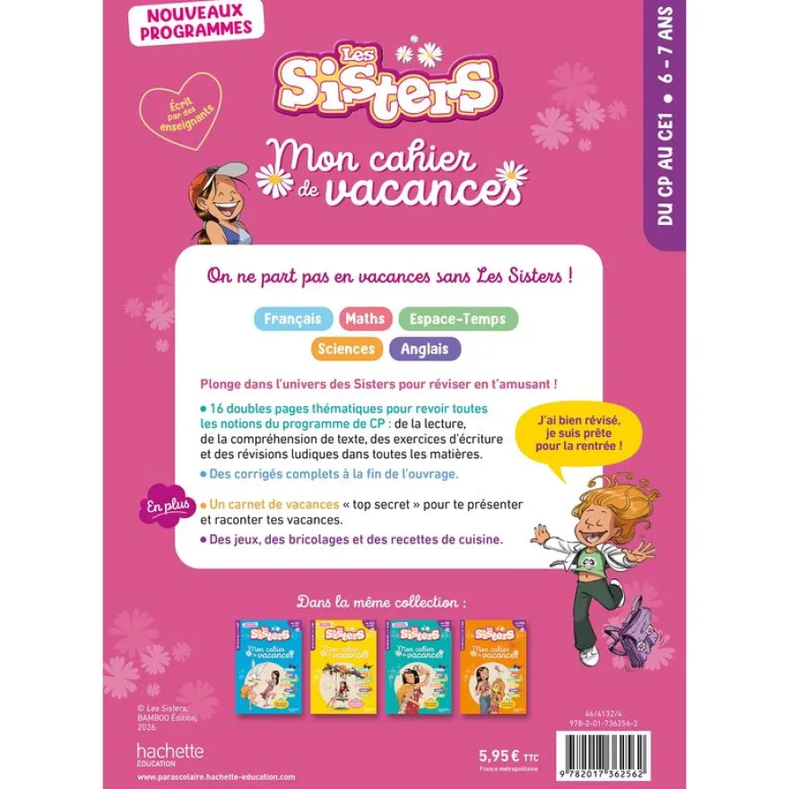 Les Sisters - Mon cahier de vacances - CP / CE1