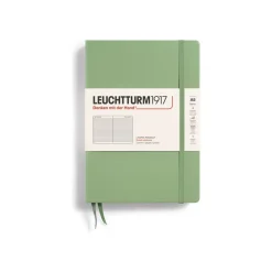 Leuchtturm1917 - Carnet de notes rigide A5 - ligné - vert sauge