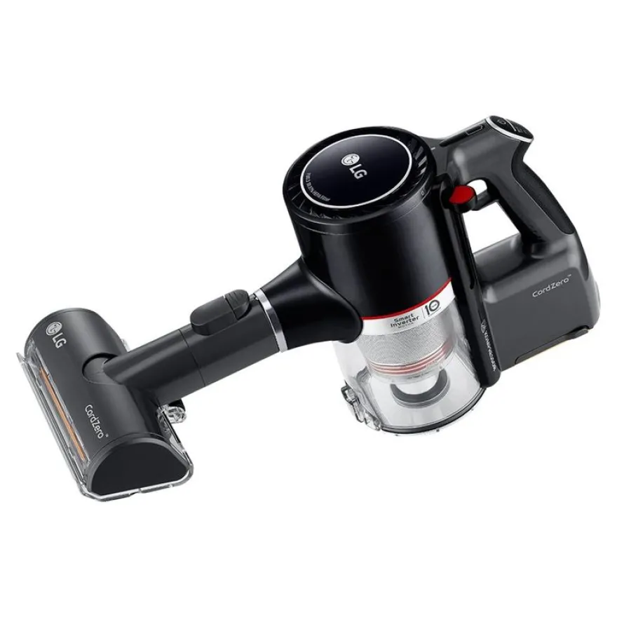 LG - Aspirateur - CordZero A9K-PRO1B - sans fil - 2 batteries - chargeur inclus - noir