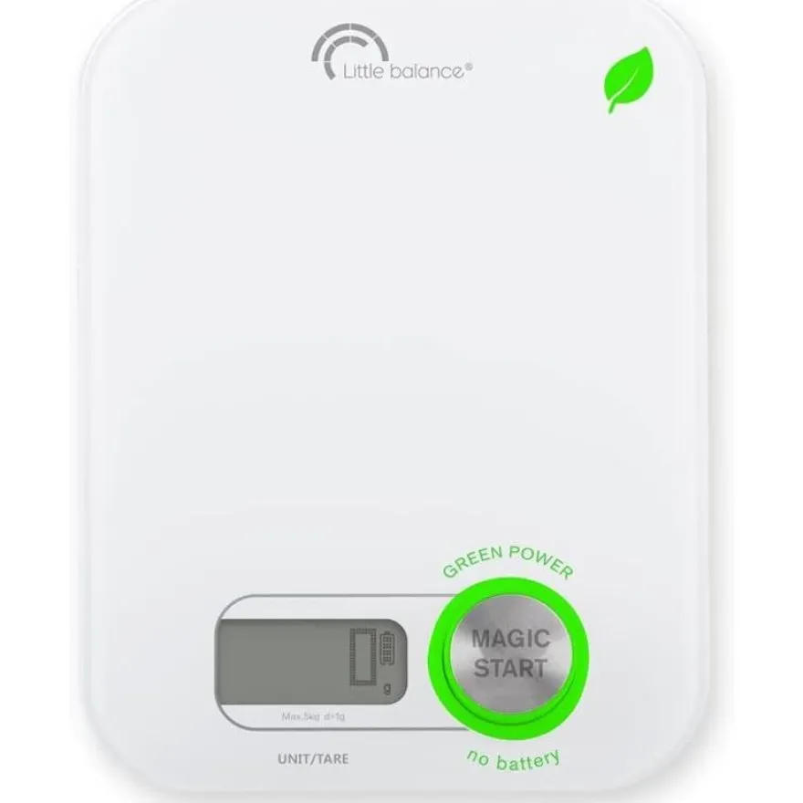 Little Balance Green Power - Balance sans pile 5 Kg / 1g