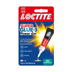 Loctite 3 Ultra Gel - Colle à prise rapide - Transparent - 3 gr