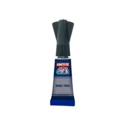 Loctite Super Glue 3 Liquid - 3 Tubes de colle à prise rapide - Transparent - 1 gr