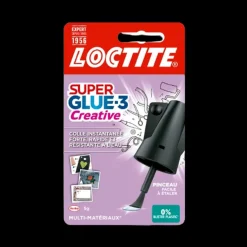 Loctite Super glue 3 Pinceau - Colle à prise rapide - Transparent - 5 gr