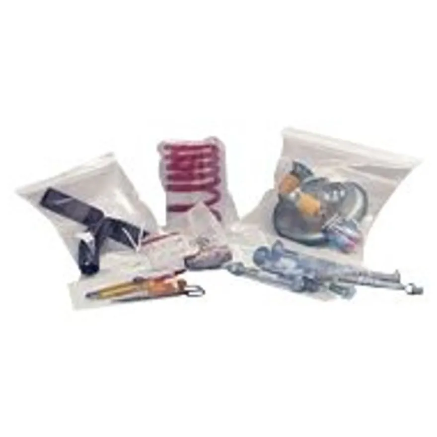 Logistipack - 1000 Sachets à fermeture zip - 80 x 120 mm - transparent