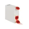 Logistipack - Boîte distributrice 500 étiquettes -10% - rouge