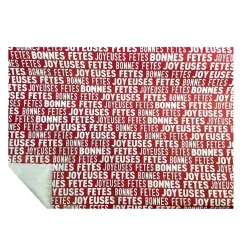 Logistipack - Papier cadeau - 70 cm x 50 m - 70 g/m² - joyeuses fêtes
