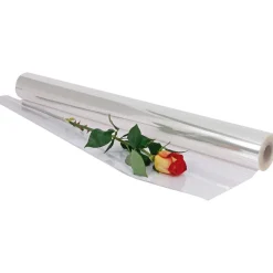 Logistipack - Papier cadeau - film fleuriste 80 cm x 120 m - 30 microns