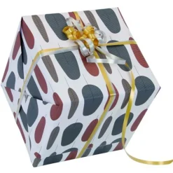Logistipack - Papier cadeau mat - 70 cm x 40 m - 70 g/m² - gris/marron