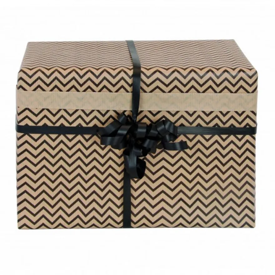 Logistipack - Papier cadeau kraft - 70 cm x 40 m - 60 g/m² - motif vague
