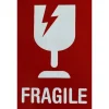 Logistipack - Rouleau de 500 Étiquettes Fragile - 8 x 12 cm