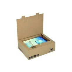 Logistipack L - 15 boîtes d'expédition - 39.5 cm x 25 cm x 14 cm - brun