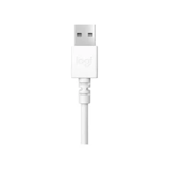 Logitech H390 - Casque filaire avec micro - USB-A - blanc cassé