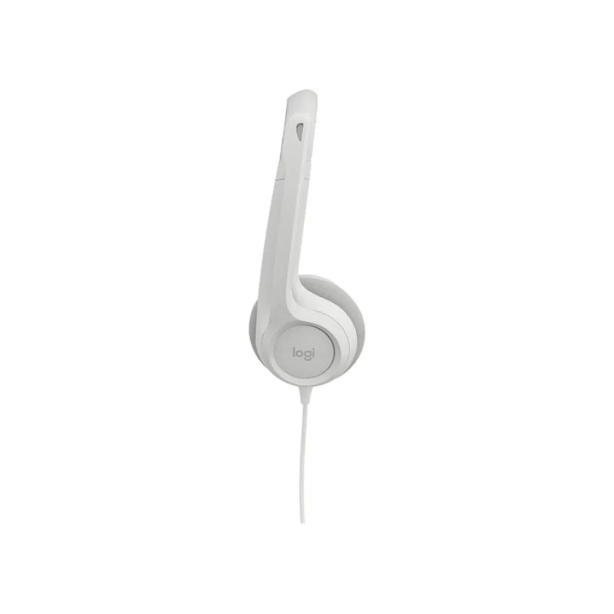 Logitech H390 - Casque filaire avec micro - USB-A - blanc cassé