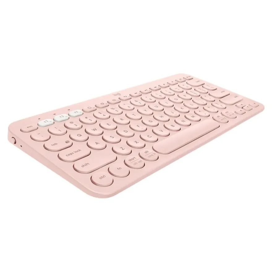 Logitech K380 - clavier minimaliste sans fil - rose