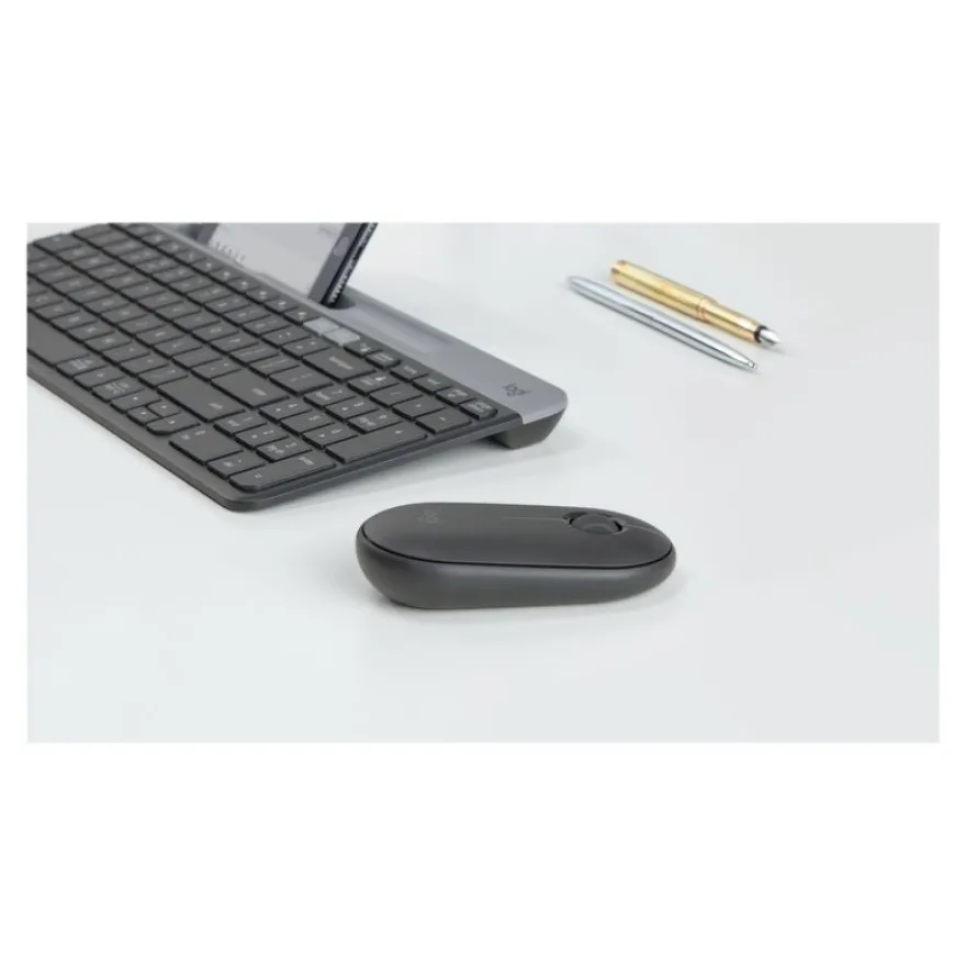 Logitech M350 - souris sans fil - gris