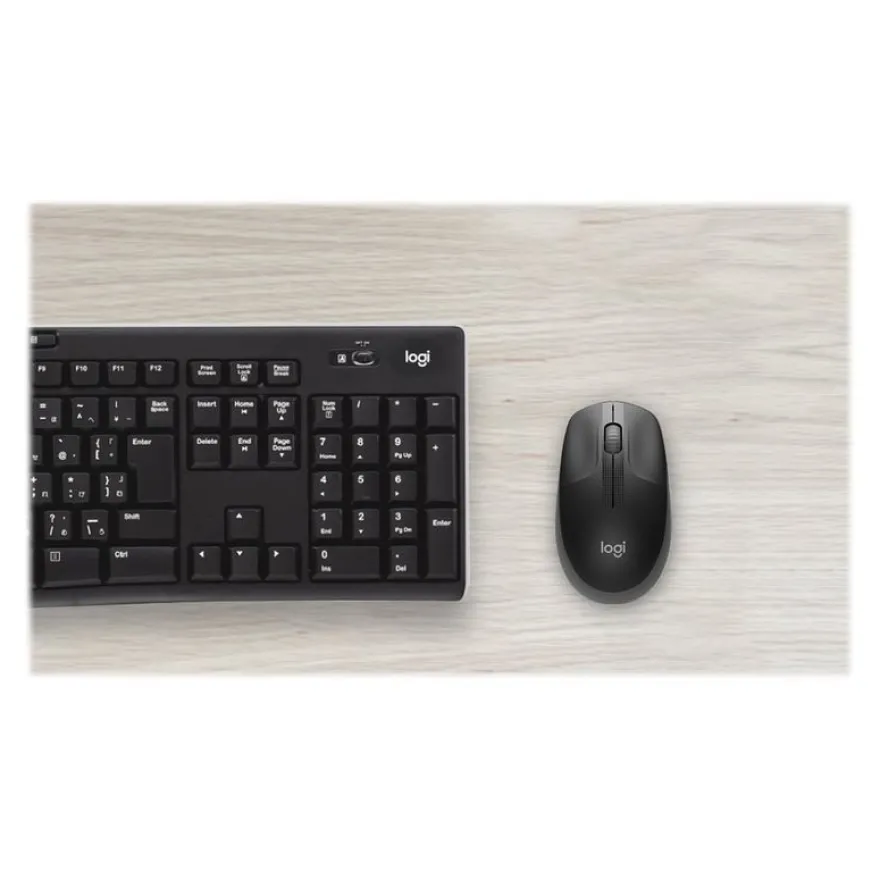 Logitech M190 - souris sans fil - gris foncé