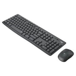 Logitech MK295 Silent - Ensemble clavier et souris sans fil - Azerty - graphite