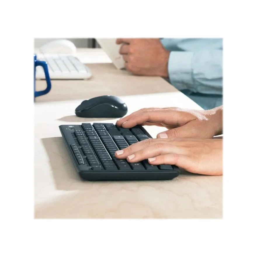 Logitech MK295 Silent - Ensemble clavier et souris sans fil - Azerty - graphite
