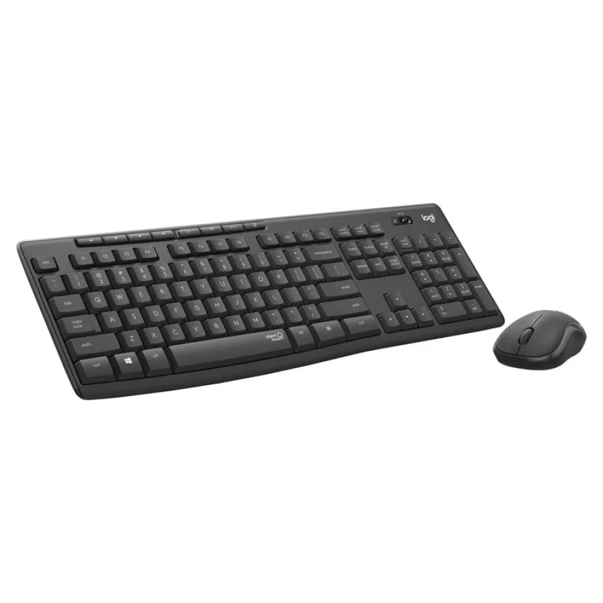 Logitech MK295 Silent - Ensemble clavier et souris sans fil - Azerty - graphite