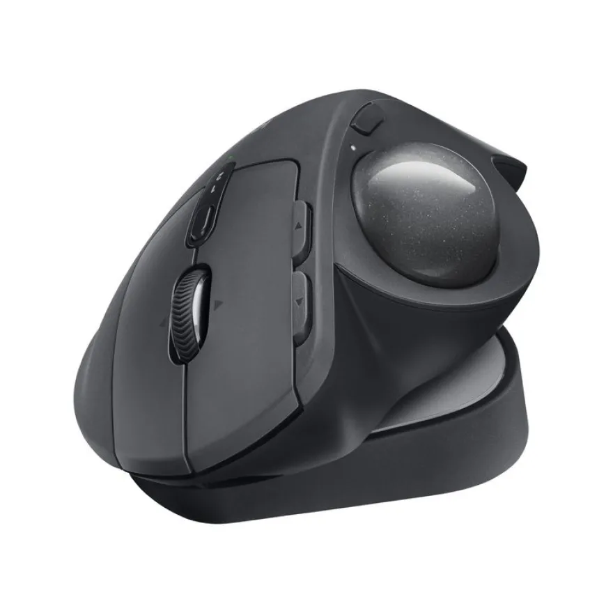 Logitech MX Ergo - souris sans fil ergonomique avec trackball pour droitier - noir