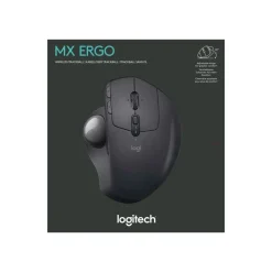 Logitech MX Ergo - souris sans fil ergonomique avec trackball pour droitier - noir