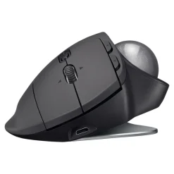 Logitech MX Ergo - souris sans fil ergonomique avec trackball pour droitier - noir