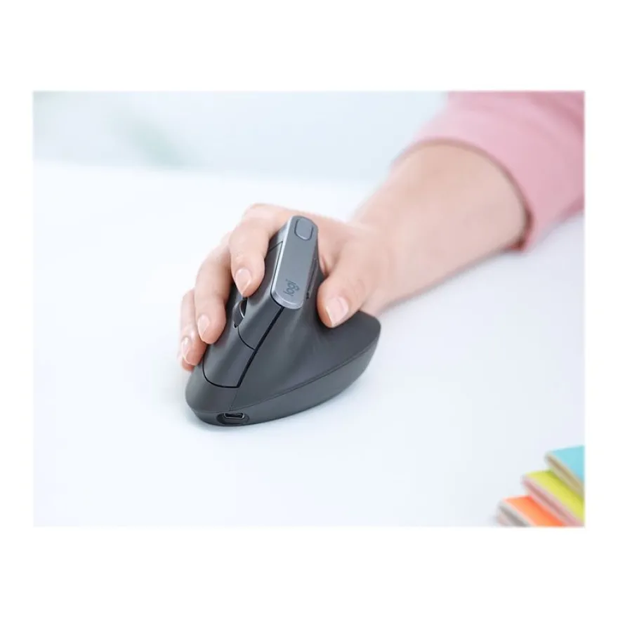 Logitech MX Vertical - souris sans fil ergonomique - gris