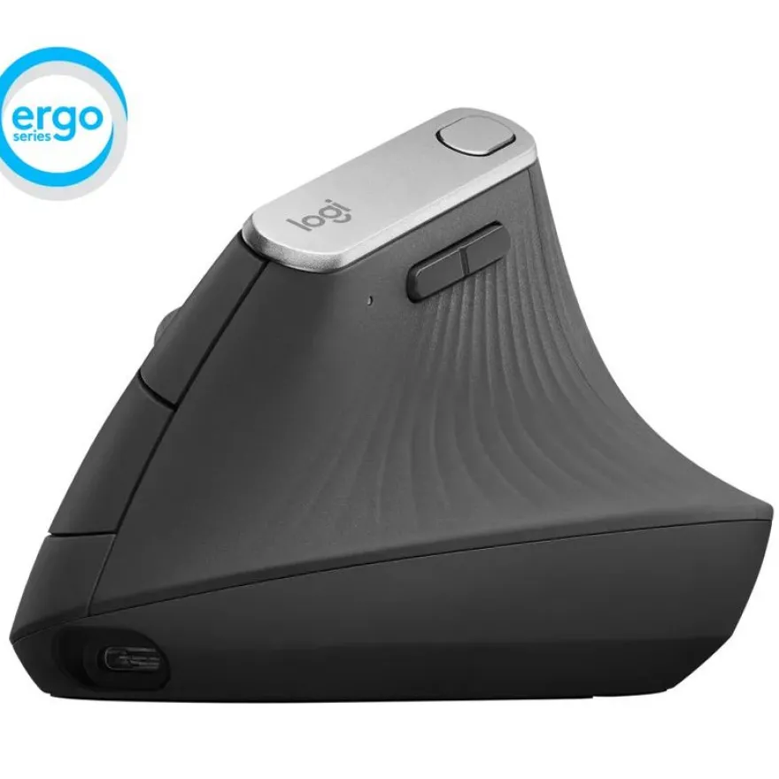 Logitech MX Vertical - souris sans fil ergonomique - gris