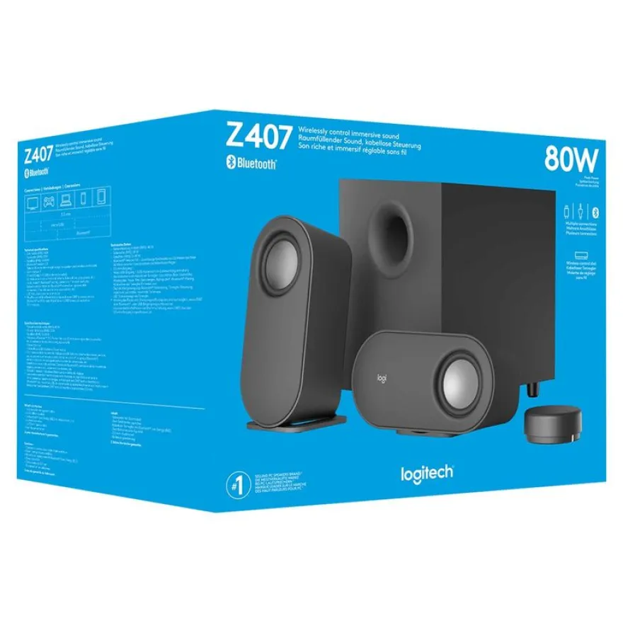 Logitech Z407 - haut parleur bluetooth pour ordinateur