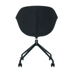 Lot de 2 chaises GANT - avec accoudoirs - anthracite