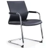 Lot de 2 Chaises LUGE - accoudoirs intégrés - noir