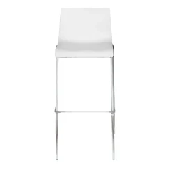 Lot de 2 tabourets hauts HARPER - blanc