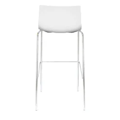 Lot de 2 tabourets hauts HARPER - blanc
