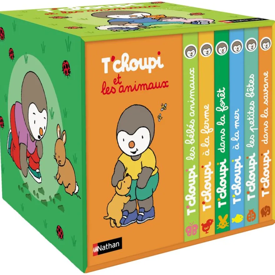 Ma petite bibliothèque - T'choupi et les animaux