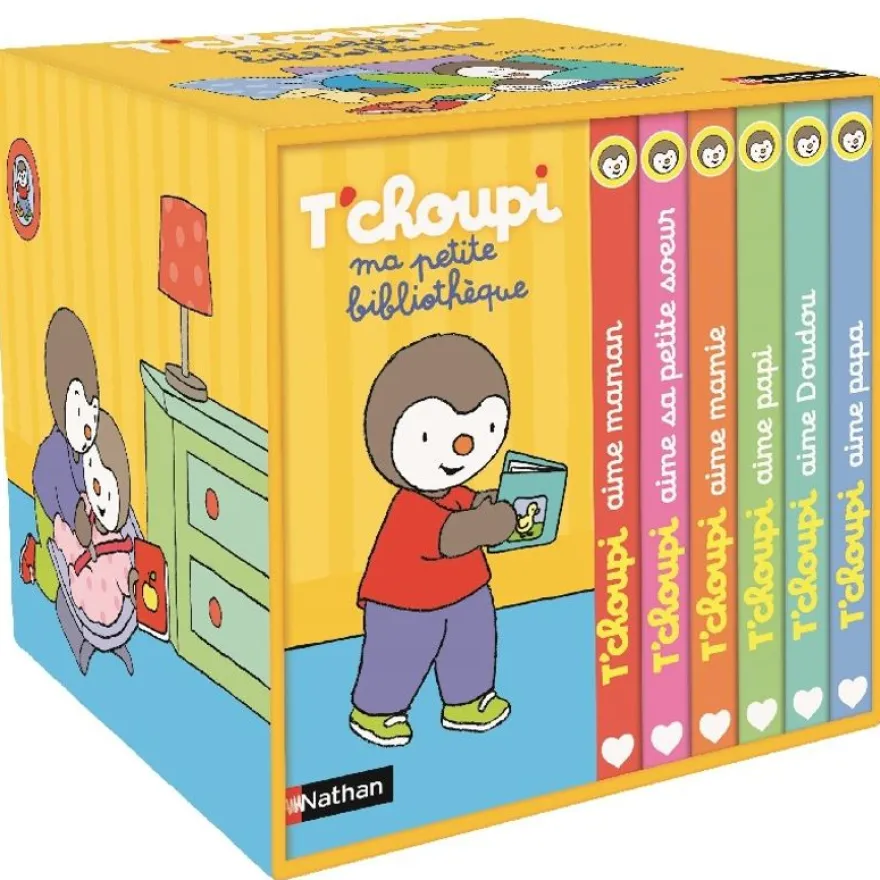 Ma Petite Bibliothèque T'Choupi (6 petits livres)