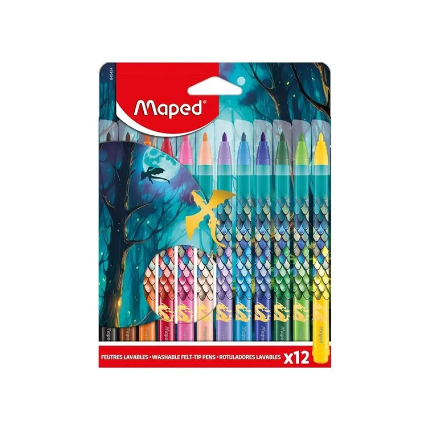 Maped – 12 feutres – Dragon