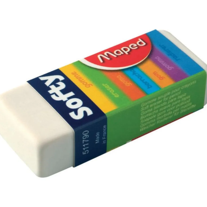 Maped - Gomme Softy avec fourreau