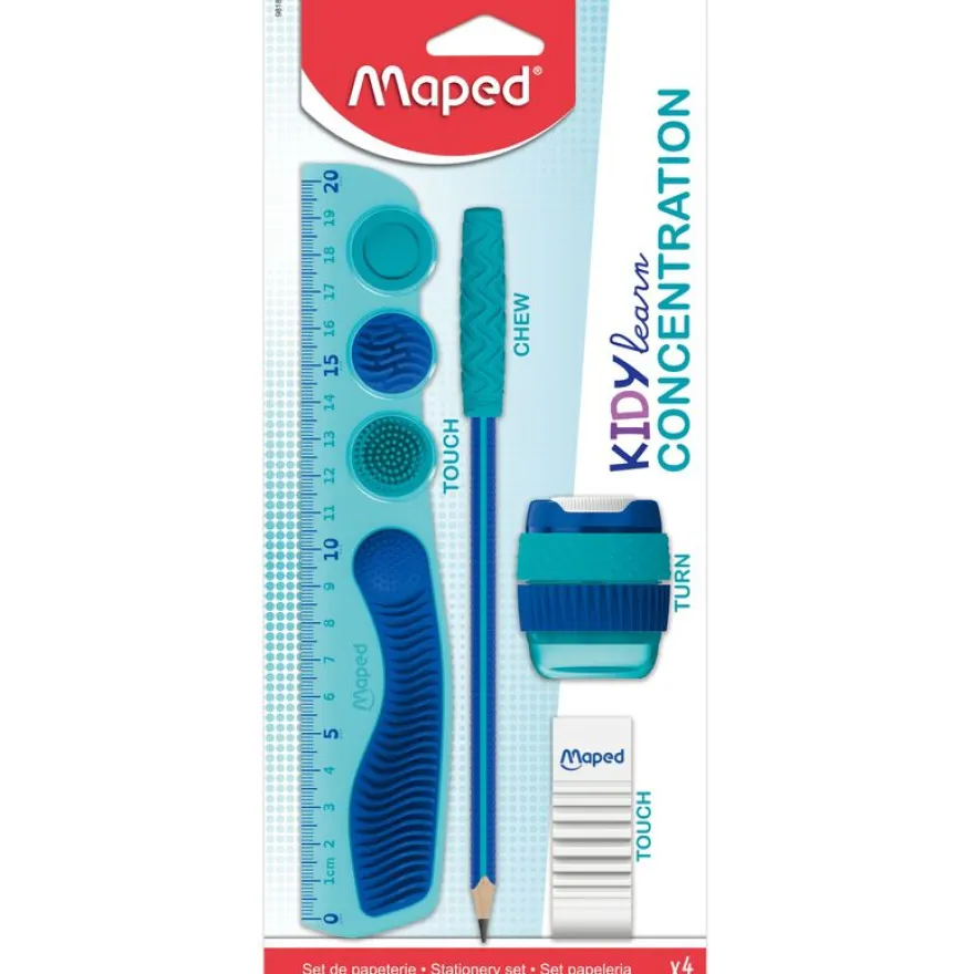 Maped - Kidy Learn Concentration - Kit 4 pièces