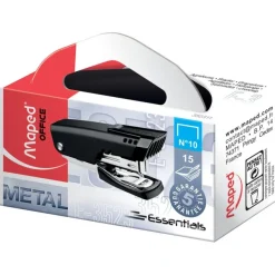 Maped - Mini Agrafeuse Essentials E3523 - capacité de 15 feuilles - agrafes n°10