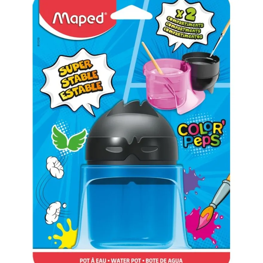 Maped - Pot à eau - essorage pinceaux - 2 compartiments